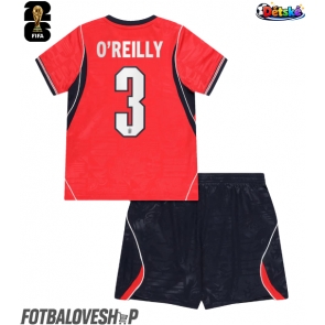 Anglie Nico O'Reilly #3 Dětské Venkovní Dres MS 2026 Krátký Rukáv (+ trenýrky)