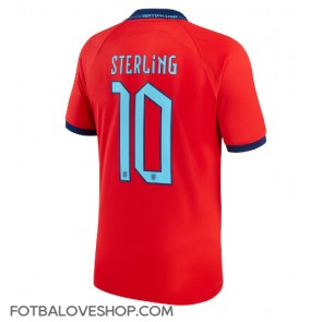 Anglie Raheem Sterling #10 Venkovní Dres MS 2022 Krátký Rukáv