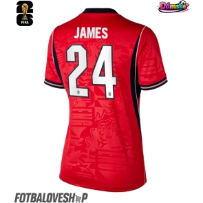 Anglie Reece James #24 Dámské Venkovní Dres MS 2026 Krátký Rukáv