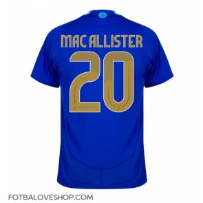 Argentina Alexis Mac Allister #20 Venkovní Dres Copa America 2024 Krátký Rukáv