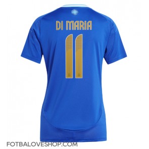 Argentina Angel Di Maria #11 Dámské Venkovní Dres Copa America 2024 Krátký Rukáv
