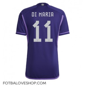 Argentina Angel Di Maria #11 Venkovní Dres MS 2022 Krátký Rukáv