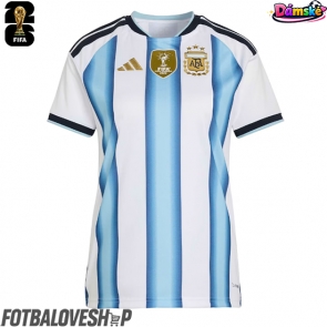 Argentina Dámské Domácí Dres MS 2026 Krátký Rukáv