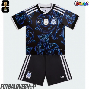 Argentina Dětské Venkovní Dres MS 2026 Krátký Rukáv (+ trenýrky)