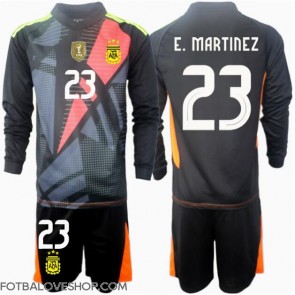 Argentina Emiliano Martinez #23 Brankářské Dětské Domácí Dres Copa America 2024 Dlouhý Rukáv (+ trenýrky)