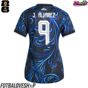 Argentina Julian Alvarez #9 Dámské Venkovní Dres MS 2026 Krátký Rukáv