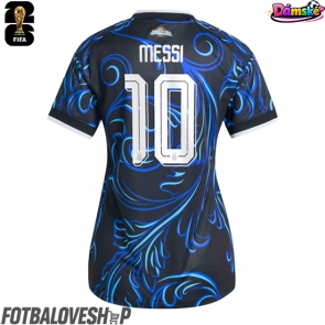 Argentina Lionel Messi #10 Dámské Venkovní Dres MS 2026 Krátký Rukáv