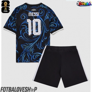 Argentina Lionel Messi #10 Dětské Venkovní Dres MS 2026 Krátký Rukáv (+ trenýrky)