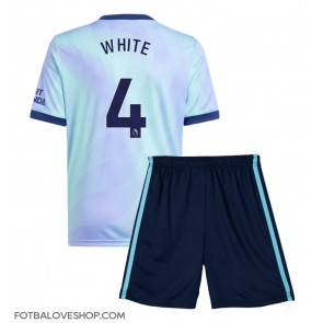 Arsenal Ben White #4 Dětské Alternativní Dres 2024-25 Krátký Rukáv (+ trenýrky)