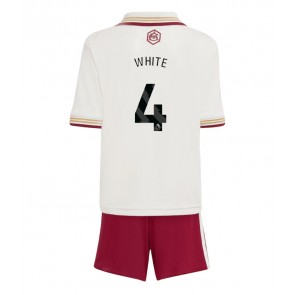 Arsenal Ben White #4 Dětské Alternativní Dres 2025-26 Krátký Rukáv (+ trenýrky)
