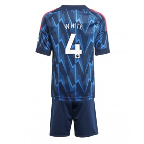 Arsenal Ben White #4 Dětské Venkovní Dres 2025-26 Krátký Rukáv (+ trenýrky)