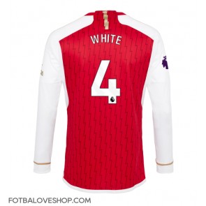 Arsenal Benjamin White #4 Domácí Dres 2023-24 Dlouhý Rukáv