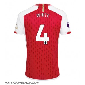 Arsenal Benjamin White #4 Domácí Dres 2023-24 Krátký Rukáv