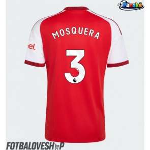 Arsenal Cristhian Mosquera #3 Domácí Dres 2026-27 Krátký Rukáv