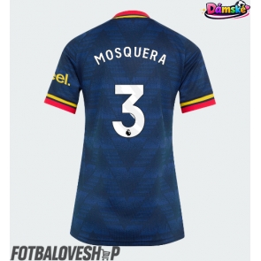 Arsenal Cristhian Mosquera #3 Dámské Venkovní Dres 2026-27 Krátký Rukáv