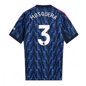 Arsenal Cristhian Mosquera #3 Venkovní Dres 2025-26 Krátký Rukáv