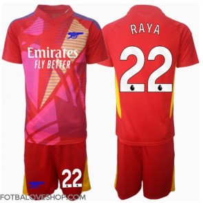 Arsenal David Raya #22 Brankářské Dětské Venkovní Dres 2024-25 Krátký Rukáv (+ trenýrky)