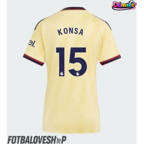 Arsenal Ezri Konsa #15 Dámské Alternativní Dres 2026-27 Krátký Rukáv