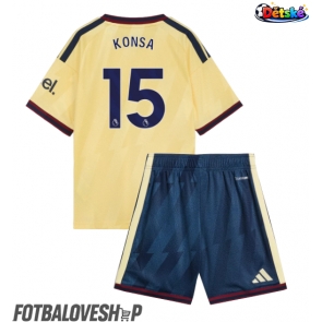 Arsenal Ezri Konsa #15 Dětské Alternativní Dres 2026-27 Krátký Rukáv (+ trenýrky)