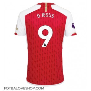 Arsenal Gabriel Jesus #9 Domácí Dres 2023-24 Krátký Rukáv