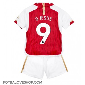 Arsenal Gabriel Jesus #9 Dětské Domácí Dres 2023-24 Krátký Rukáv (+ trenýrky)