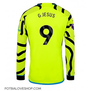 Arsenal Gabriel Jesus #9 Venkovní Dres 2023-24 Dlouhý Rukáv
