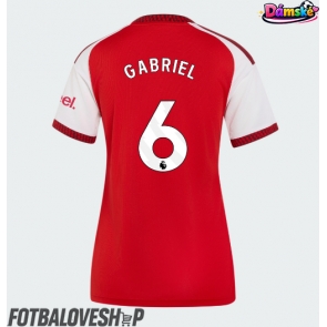 Arsenal Gabriel Magalhaes #6 Dámské Domácí Dres 2026-27 Krátký Rukáv