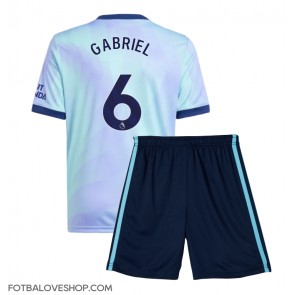Arsenal Gabriel Magalhaes #6 Dětské Alternativní Dres 2024-25 Krátký Rukáv (+ trenýrky)