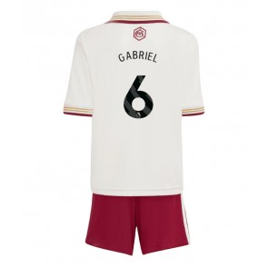 Arsenal Gabriel Magalhaes #6 Dětské Alternativní Dres 2025-26 Krátký Rukáv (+ trenýrky)