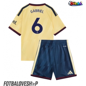 Arsenal Gabriel Magalhaes #6 Dětské Alternativní Dres 2026-27 Krátký Rukáv (+ trenýrky)