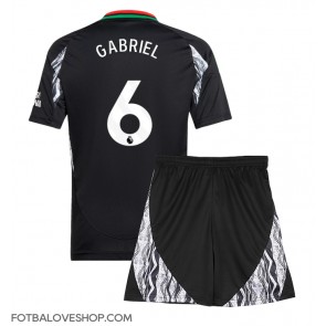 Arsenal Gabriel Magalhaes #6 Dětské Venkovní Dres 2024-25 Krátký Rukáv (+ trenýrky)
