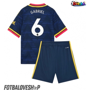 Arsenal Gabriel Magalhaes #6 Dětské Venkovní Dres 2026-27 Krátký Rukáv (+ trenýrky)