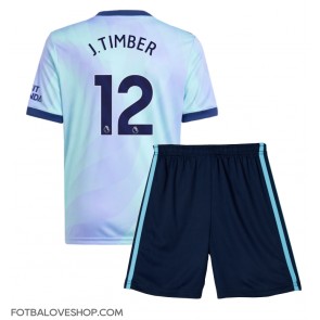 Arsenal Jurrien Timber #12 Dětské Alternativní Dres 2024-25 Krátký Rukáv (+ trenýrky)