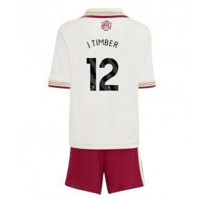 Arsenal Jurrien Timber #12 Dětské Alternativní Dres 2025-26 Krátký Rukáv (+ trenýrky)