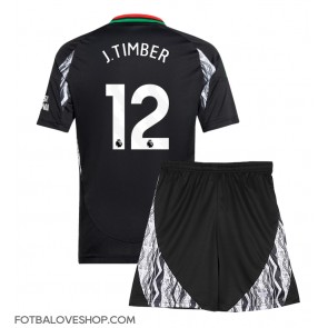 Arsenal Jurrien Timber #12 Dětské Venkovní Dres 2024-25 Krátký Rukáv (+ trenýrky)
