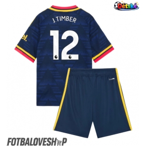 Arsenal Jurrien Timber #12 Dětské Venkovní Dres 2026-27 Krátký Rukáv (+ trenýrky)