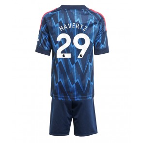 Arsenal Kai Havertz #29 Dětské Venkovní Dres 2025-26 Krátký Rukáv (+ trenýrky)