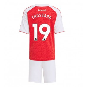 Arsenal Leandro Trossard #19 Dětské Domácí Dres 2025-26 Krátký Rukáv (+ trenýrky)