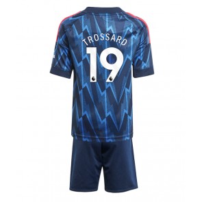 Arsenal Leandro Trossard #19 Dětské Venkovní Dres 2025-26 Krátký Rukáv (+ trenýrky)