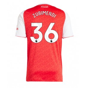 Arsenal Martin Zubimendi #36 Domácí Dres 2025-26 Krátký Rukáv