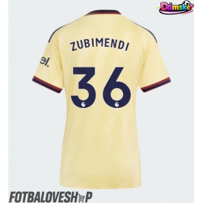 Arsenal Martin Zubimendi #36 Dámské Alternativní Dres 2026-27 Krátký Rukáv