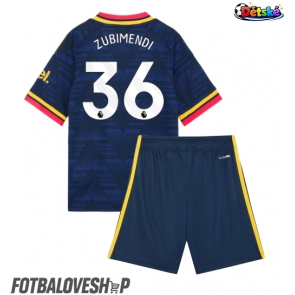Arsenal Martin Zubimendi #36 Dětské Venkovní Dres 2026-27 Krátký Rukáv (+ trenýrky)
