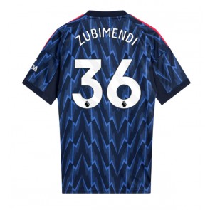 Arsenal Martin Zubimendi #36 Venkovní Dres 2025-26 Krátký Rukáv