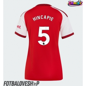 Arsenal Piero Hincapie #5 Dámské Domácí Dres 2026-27 Krátký Rukáv