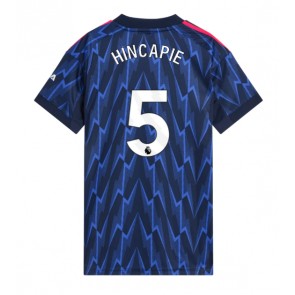 Arsenal Piero Hincapie #5 Dámské Venkovní Dres 2025-26 Krátký Rukáv