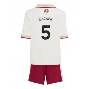Arsenal Piero Hincapie #5 Dětské Alternativní Dres 2025-26 Krátký Rukáv (+ trenýrky)