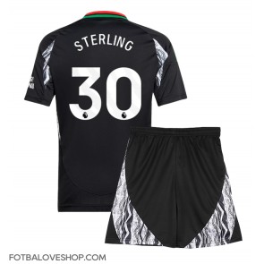 Arsenal Raheem Sterling #30 Dětské Venkovní Dres 2024-25 Krátký Rukáv (+ trenýrky)