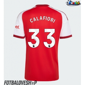 Arsenal Riccardo Calafiori #33 Domácí Dres 2026-27 Krátký Rukáv