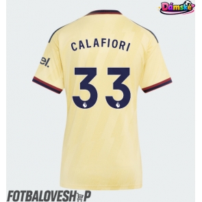 Arsenal Riccardo Calafiori #33 Dámské Alternativní Dres 2026-27 Krátký Rukáv