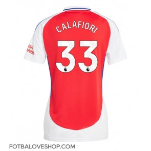 Arsenal Riccardo Calafiori #33 Dámské Domácí Dres 2024-25 Krátký Rukáv